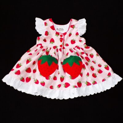 Strawberry Girls Dress Set