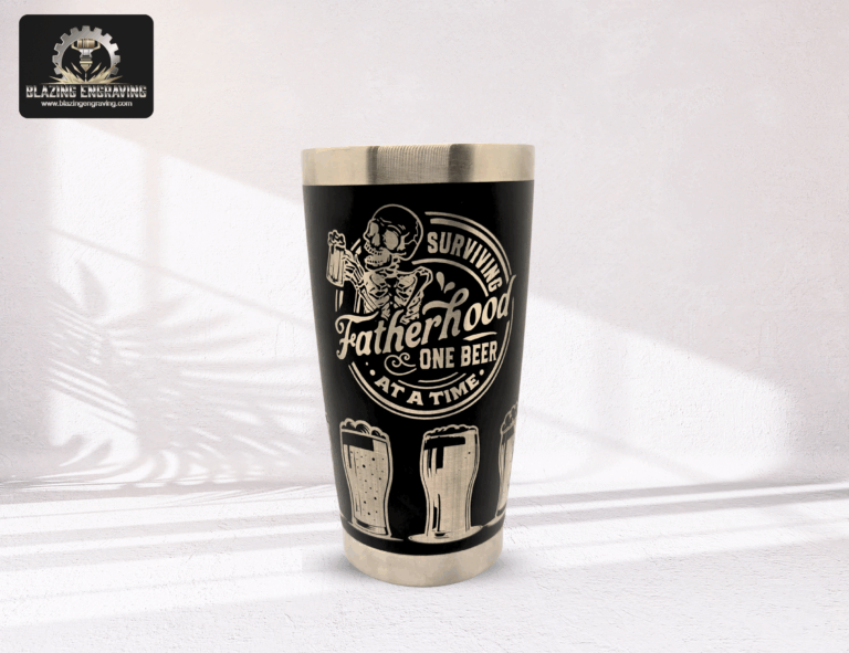 Surviving Fatherhood - 1 Beer At A Time - Stainless Steel Tumbler