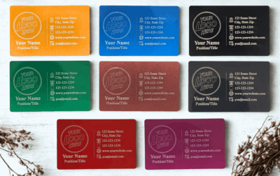 metal business cards