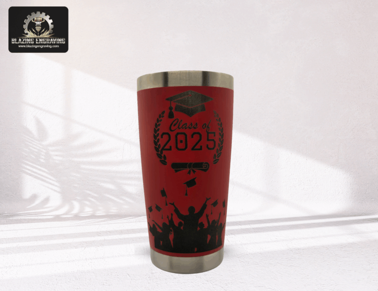 Class of 2025 personalized stainless steel tumbler