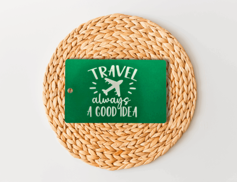 custom metal luggage tags