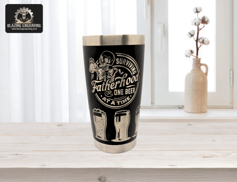 Surviving Fatherhood - 1 Beer At A Time - Stainless Steel Tumbler