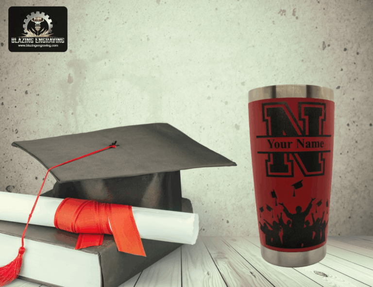 Class of 2025 personalized stainless steel tumbler