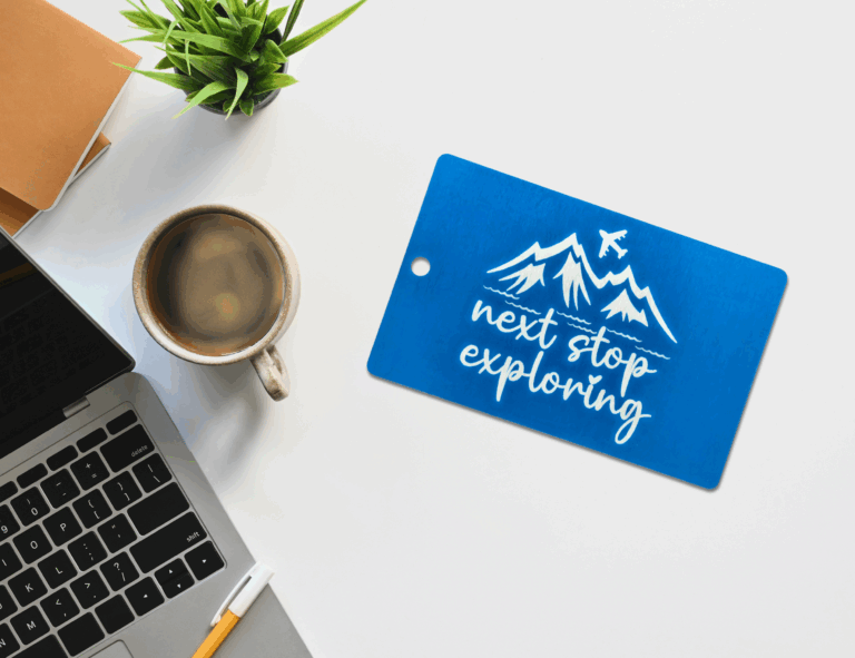 custom metal luggage tags