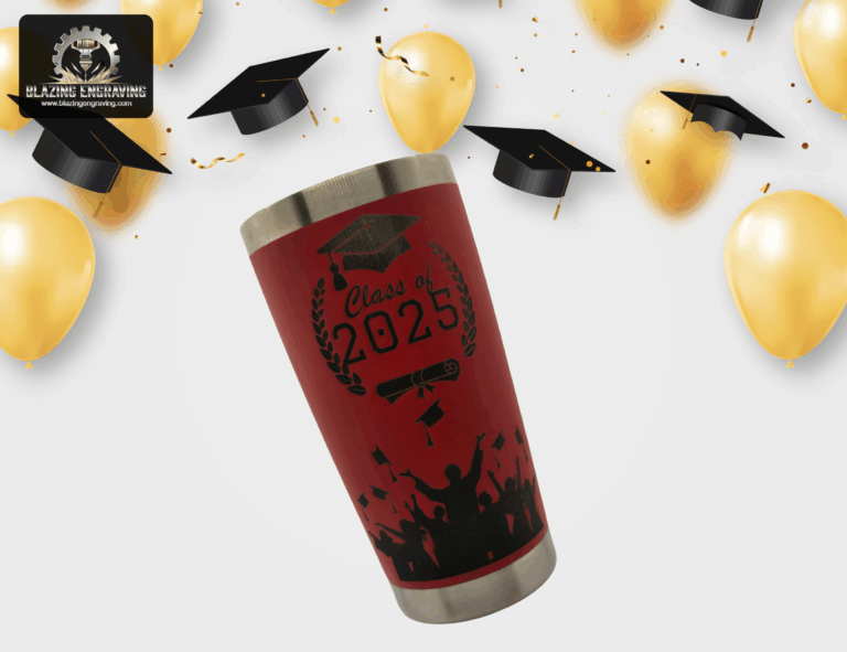 Class of 2025 personalized stainless steel tumbler