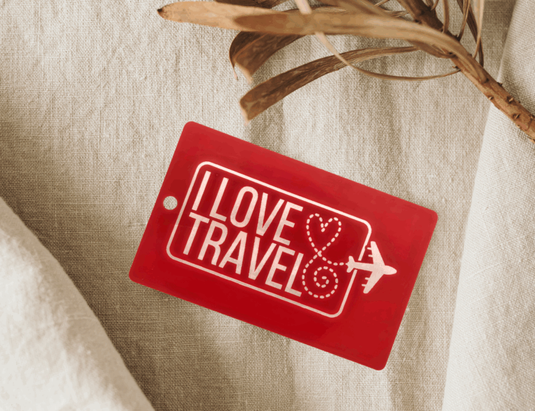 custom metal luggage tags