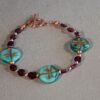 Dragonfly beaded bracelet
