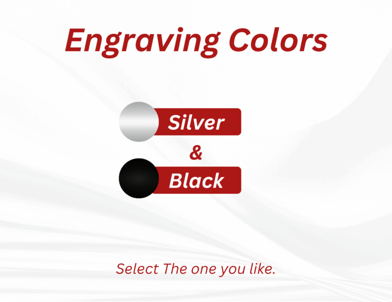 Tumbler Engraving Color Options