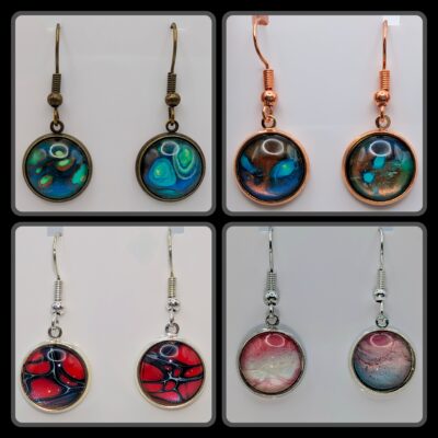 One-Of-A-Kind Paint Dip Earrings