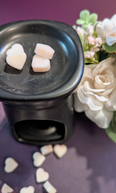 Champagne Problems Wax Melts - Handmade Mini Hearts with Sparkling Citrus & Floral Scent, Eco-Friendly Upcycled Wax