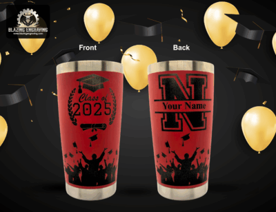 Class of 2025 personalized stainless steel tumbler