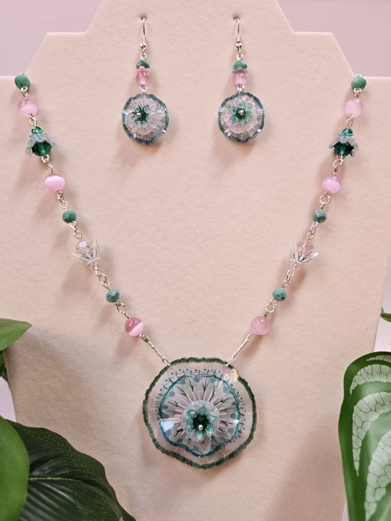 Handmade Floral Jewelry Set