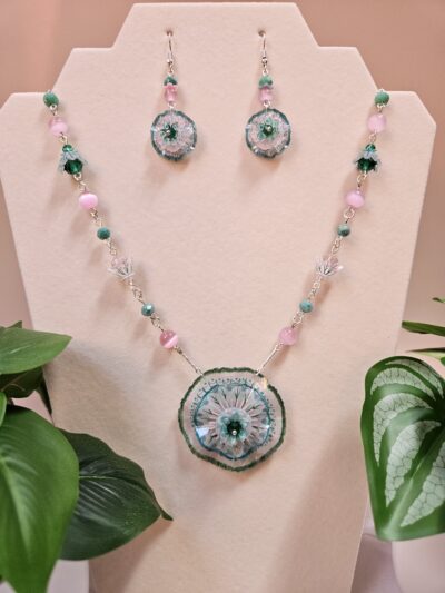 Handmade Floral Jewelry Set