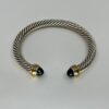 david yurman cable bracelet black onyx and sterling silver