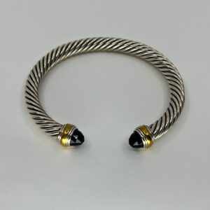 david yurman cable bracelet black onyx and sterling silver