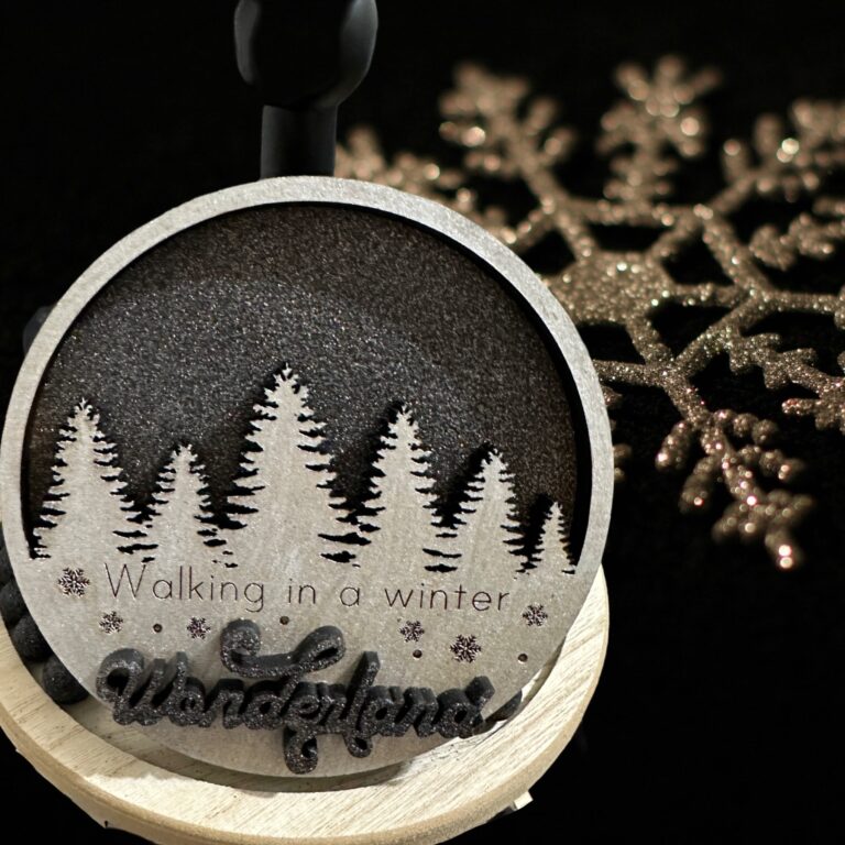 Christmas Tiered Tray Decor Set 3