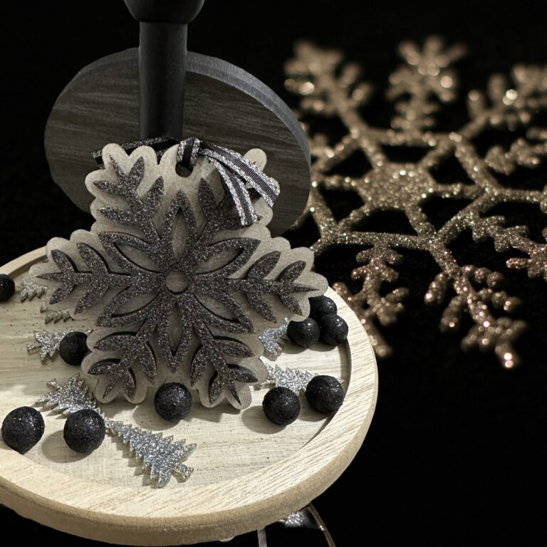 Christmas Tiered Tray Decor Set 5