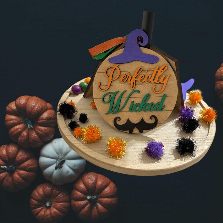 Halloween Tiered Tray Decor Set 1