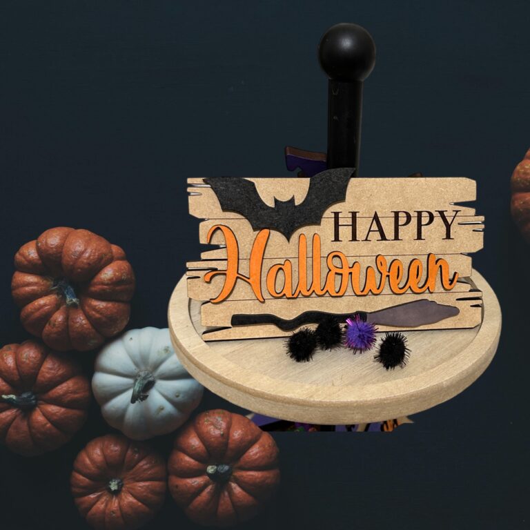 Halloween Tiered Tray Decor Set 2