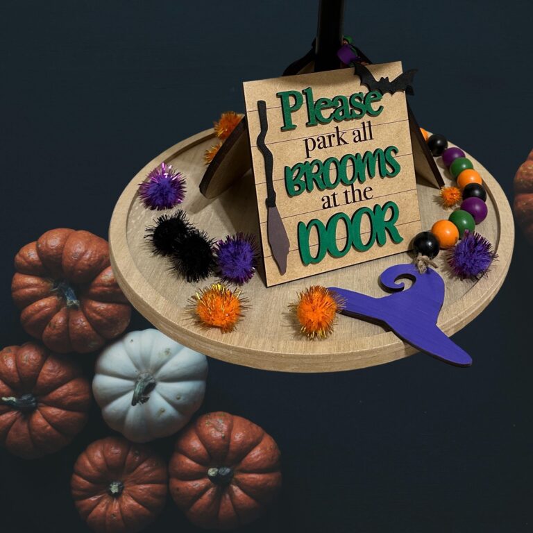 Halloween Tiered Tray Decor Set 4