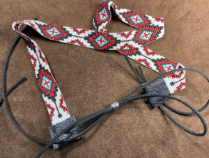 Hat Band Native Red and Black