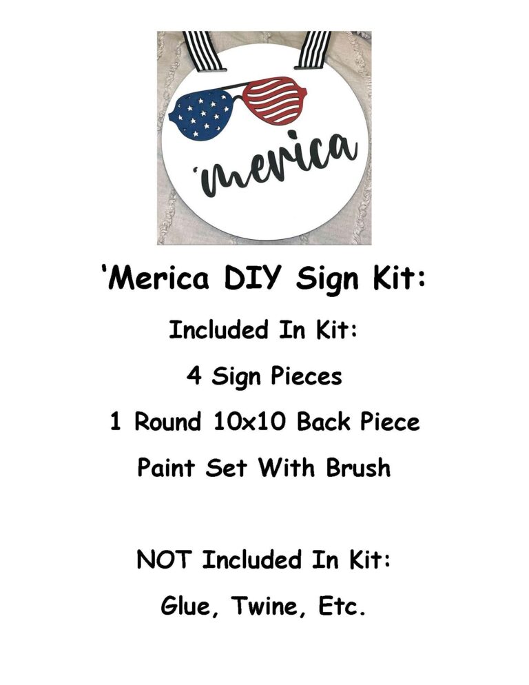 Merica DIY Sign Kit 2