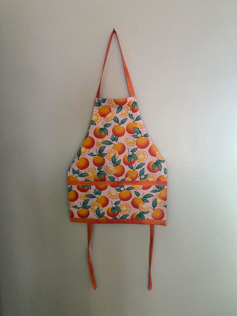 orange apron