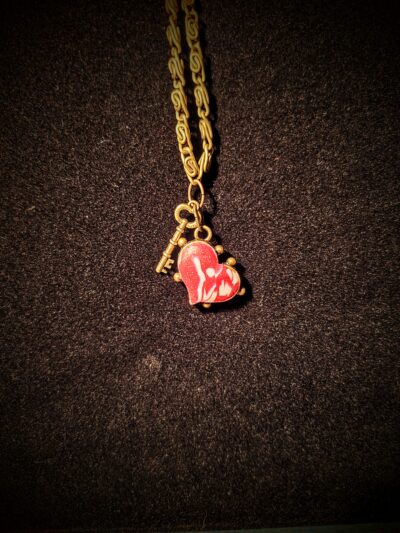 Polymer Clay Heart Necklace