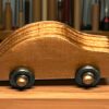 Handmade Wooden Toy Car, Metallic Copper with Black Wheels