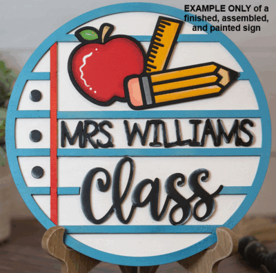 Welcome To My Class DIY Wood Door Sign Kit