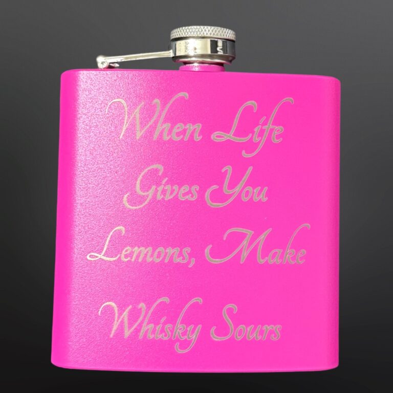 When Life Gives You Pink Flask
