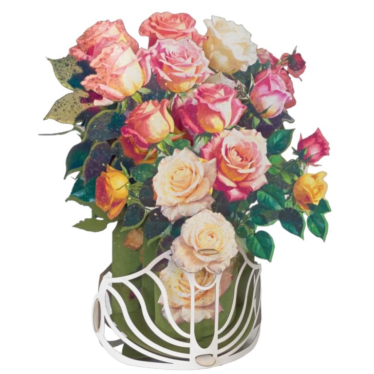 1 50 Basket of Roses designed for Smart Paper Cuts by Jacek Maria