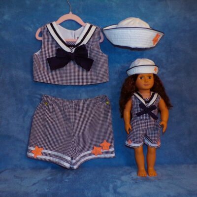 Sailor Dolly & Me 6-piece Short Sets