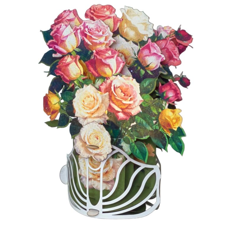 2 50 Basket of Roses designed for Smart Paper Cuts by Jacek Maria
