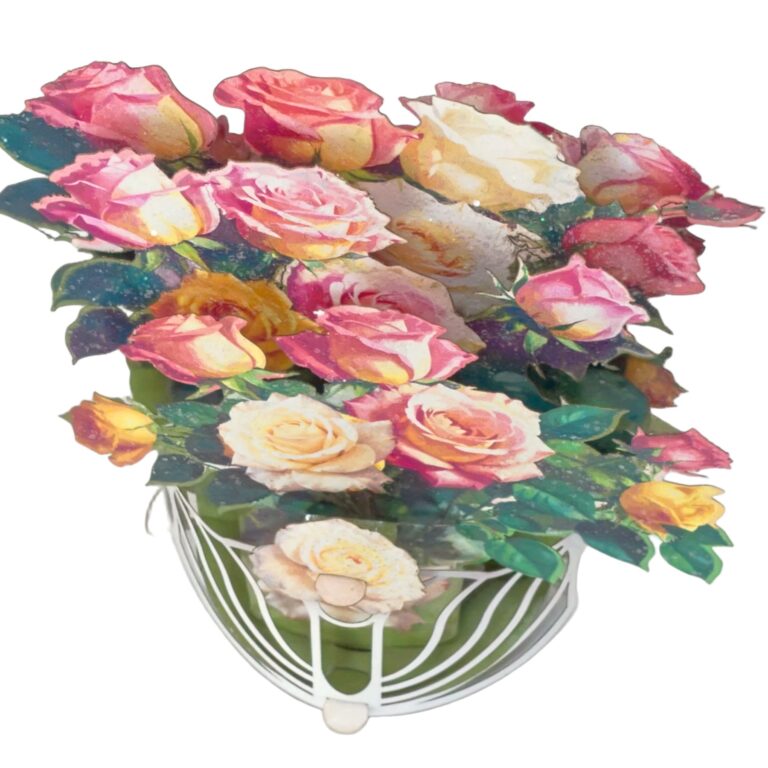 4 50 Basket of Roses designed for Smart Paper Cuts by Jacek Maria