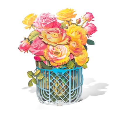 Pop-up Roses Bouquets by Smart Paper Cuts