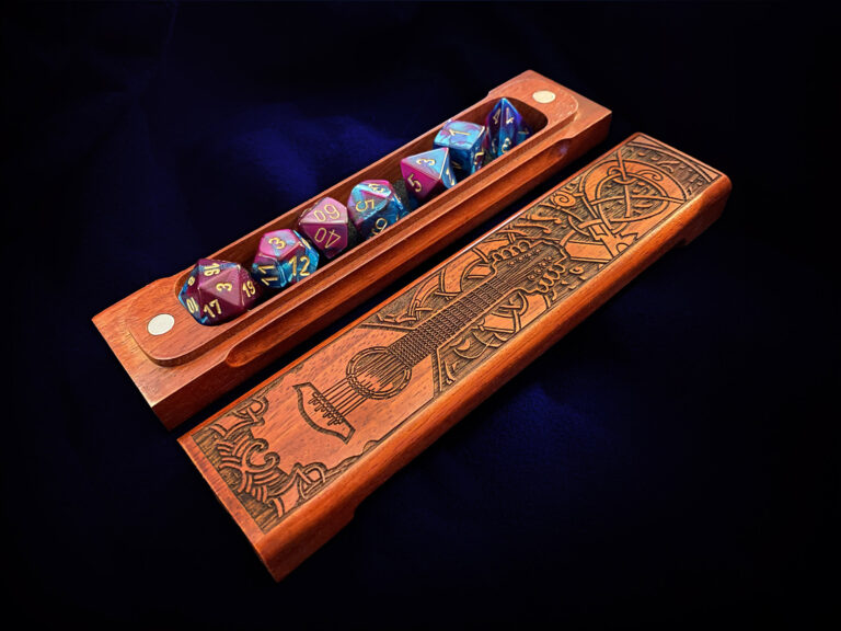 Bard theme dice box by Eldritch Arts