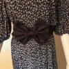 Blk Wht Bow Belt