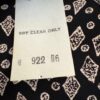 Blk Wht dress size label
