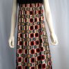 Geometric empire dress