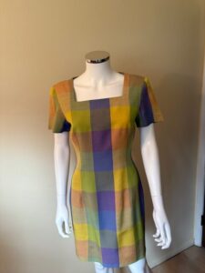 Plaid Shift Dress