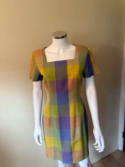 Plaid Shift Dress
