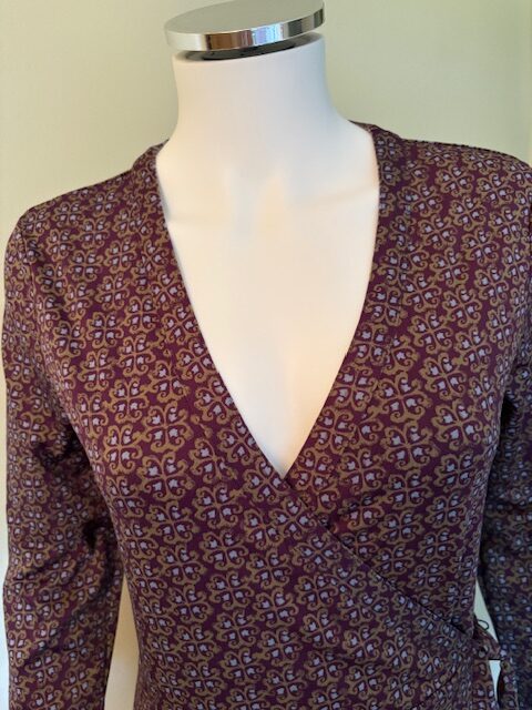 Vintage Iconic Wrap Dress 4 Wrap dress print