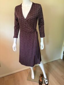 Purple Wrap Dress