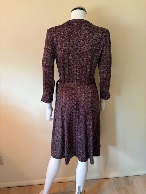Vintage Iconic Wrap Dress 3 Wrap dress back