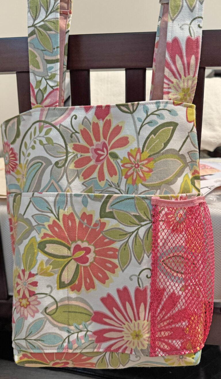 Flowered caddy