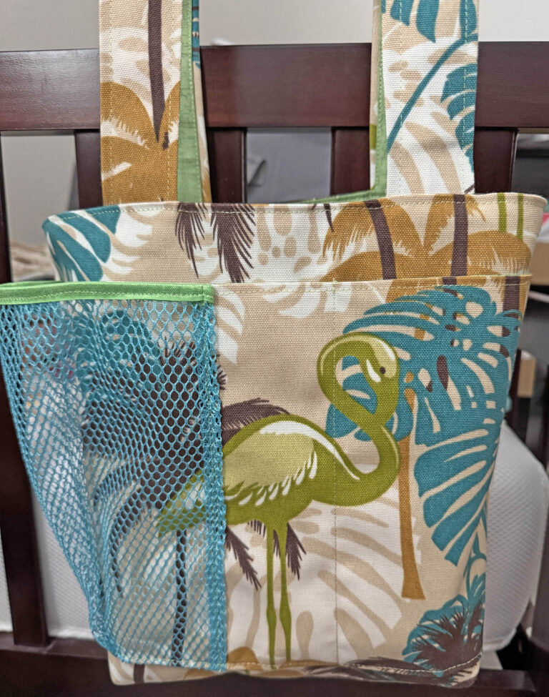 Green Flamingo Caddy
