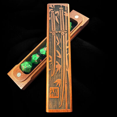 Samurai dice box by Eldritch Arts