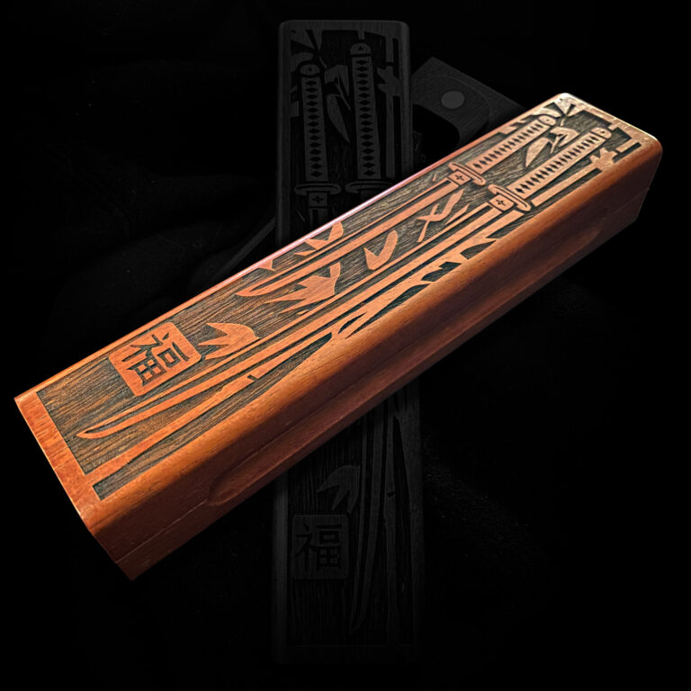 Samurai dice box by Eldritch Arts