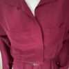 Burgundy breast pockets